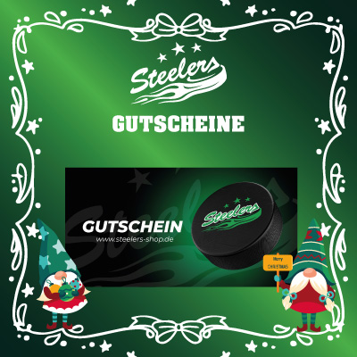 Gutscheine für Fanartikel der Steelers Bietigheim