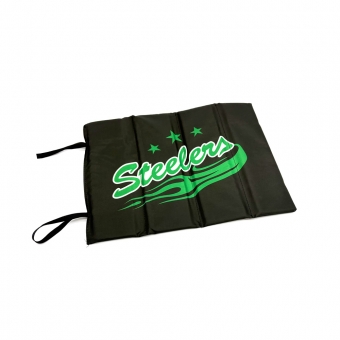 Steelers - Sitzkissen schwarz - faltbar - Logo